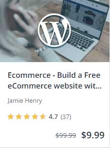 Ecommerce - Build a Free eCommerce website with WordPress
