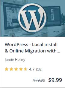 WordPress - Local install & Online Migration with WordPress
