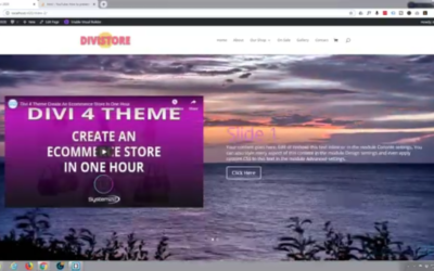 Full Width Slider With YouTube Video Background Using The Divi Theme