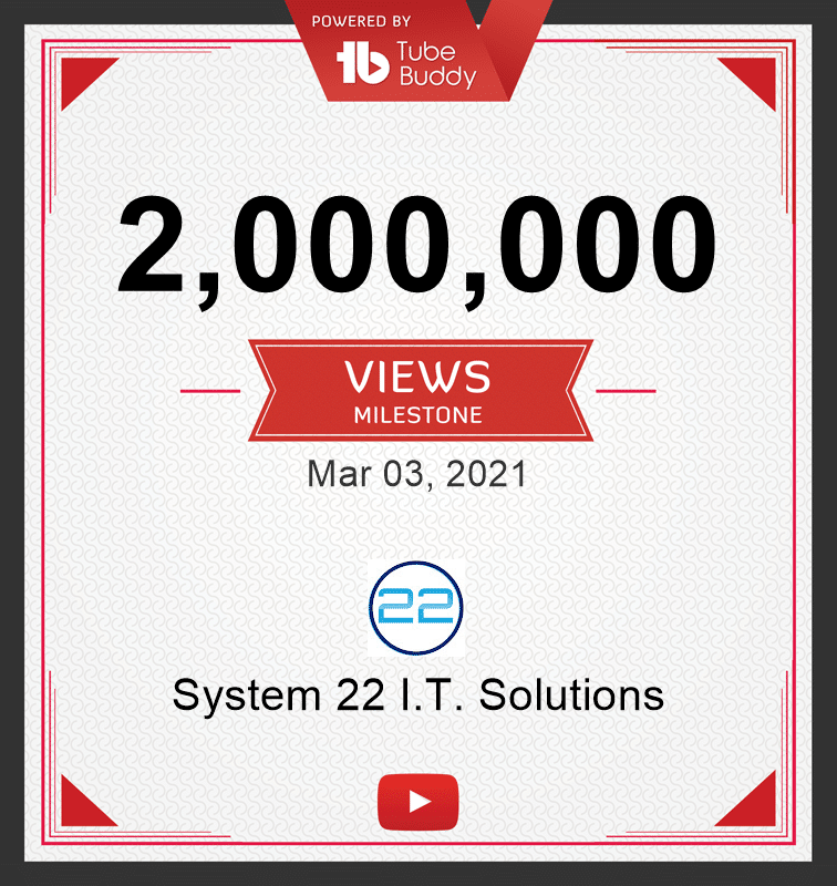 2 million Youtube Views