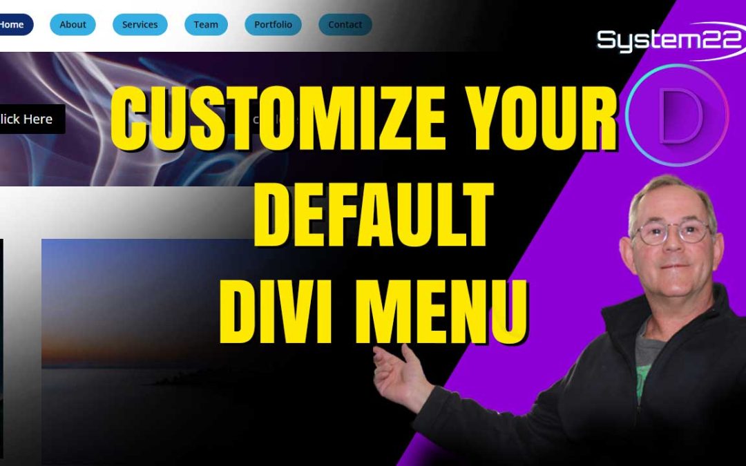 Divi Theme How To Customize The Default Menu With CSS