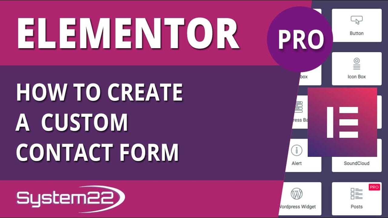 Elementor Pro How To Create A Custom Contact Form