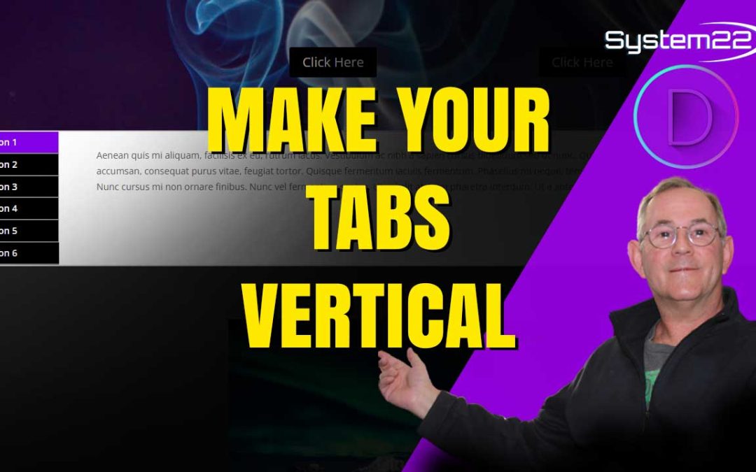 How to Create Vertical Tabs With The Divi Theme