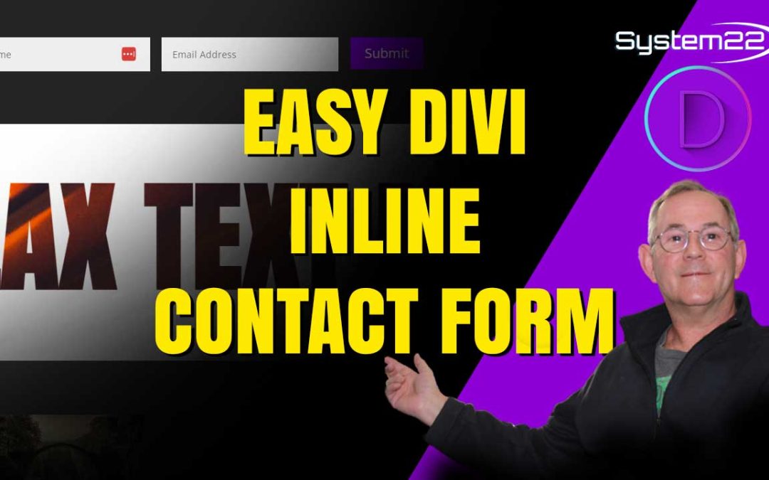 Make Your Website Shine with an Inline Contact Form from Divi Theme