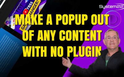 Divi Theme How To Make A Popup Out Of Any Content Without A Plugin