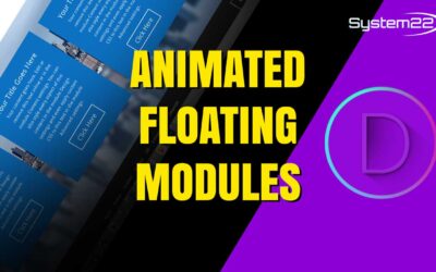 Divi Theme Tips and Tricks How to Create ANIMATED FLOATING MODULES in Minutes