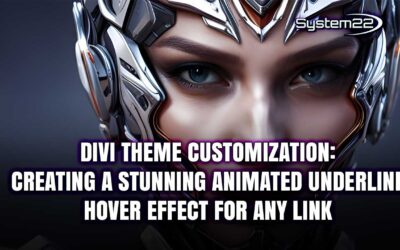 Divi Theme Customization: Creating a Stunning Animated Underline Hover Effect for Any Link