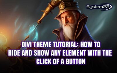 Divi Theme Tutorial: How to Hide and Show Any Element with the Click of a Button