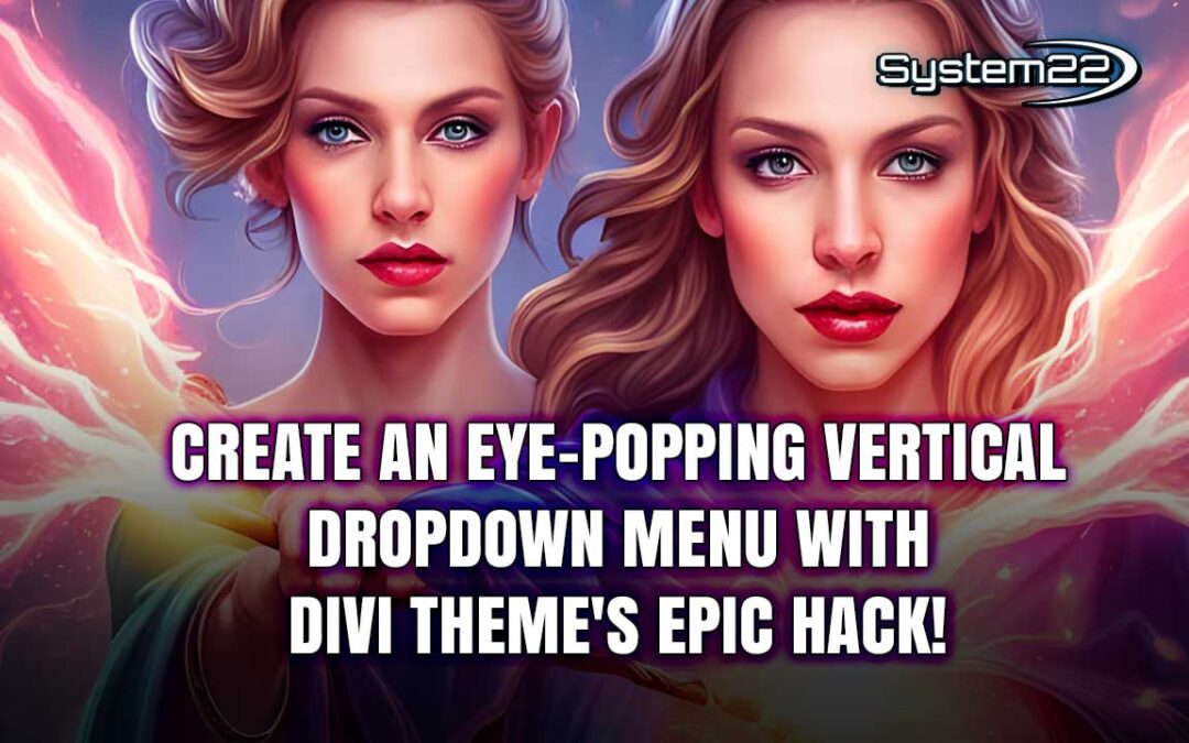 Create an Eye-Popping Vertical Dropdown Menu with Divi Theme’s Epic Hack!