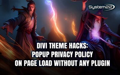 Divi Theme Hacks: Popup Privacy Policy on Page Load without Any Plugin