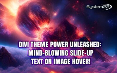 Divi Theme Mind-Blowing Slide-Up Text on Image Hover!