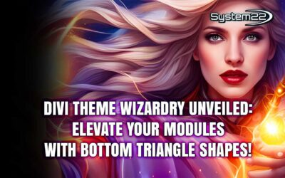 Divi Theme Wizardry Unveiled: Elevate Your Modules with Bottom Triangle Shapes!