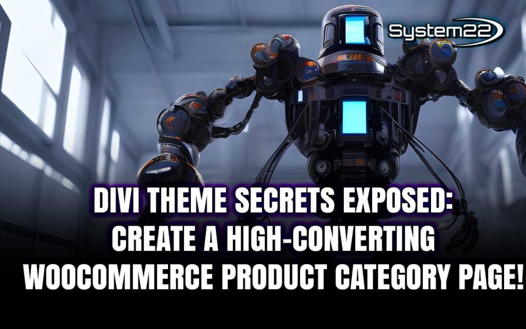 Divi Theme Secrets Exposed: Create a High-Converting WooCommerce Product Category Page with These 3 Game-Changing Methods!