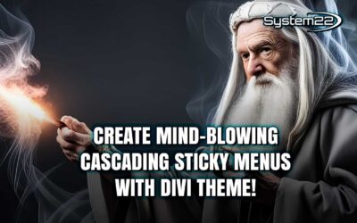 Create Mind-Blowing Cascading Sticky Menus with Divi Theme!