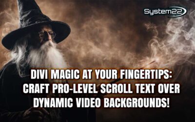 Divi Magic at Your Fingertips: Craft Pro-Level Scroll Text over Dynamic Video Backgrounds!