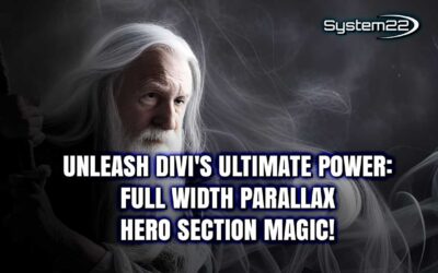 Unleash Divi’s Ultimate Power: Full Width Parallax Hero Section Magic!