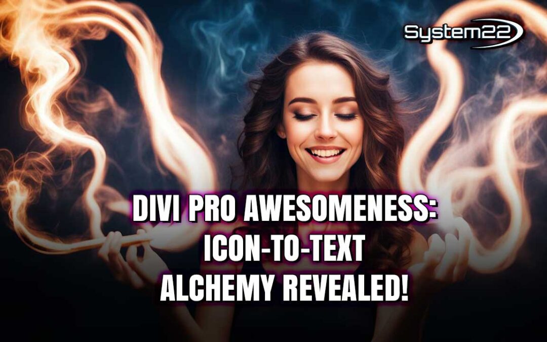 Divi Pro Awesomeness: Icon-to-Text Alchemy Revealed!