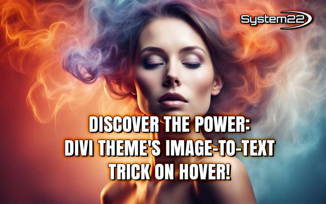 Discover the Power: Divi Theme’s Image-to-Text Trick on Hover!