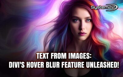 Text from Images: Divi’s Hover Blur Feature Unleashed!
