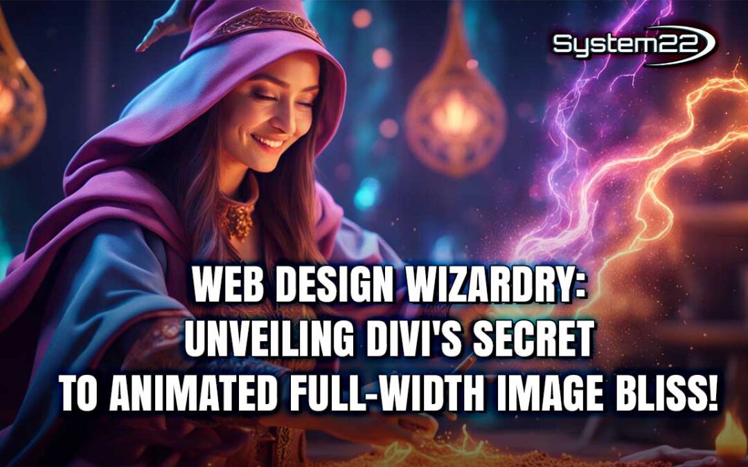 Web Design Wizardry: Unveiling Divi’s Secret to Animated Full-Width Image Bliss!