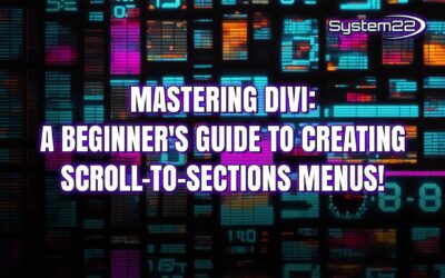 Mastering Divi: A Beginner’s Guide to Creating Scroll-to-Sections Menus!