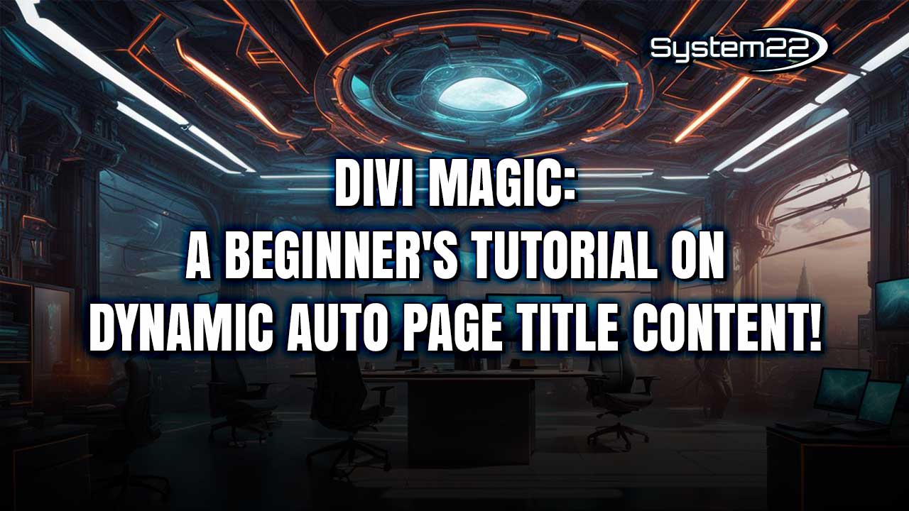 Divi Dynamic Auto Page Title Content! Divi Theme Gallery Module Change Columns On Tablet And Mobile