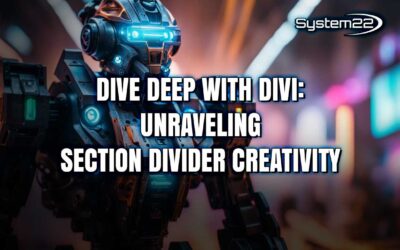 Dive Deep with Divi: Unraveling Section Divider Creativity