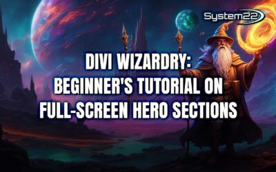 Divi Wizardry: Beginner’s Tutorial on Full-Screen Hero Sections
