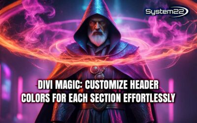 Divi Magic: Customize Header Colors for Each Section Effortlessly
